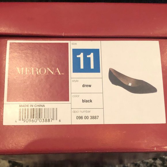 Merona NWT Drew Ballet Flats - Black - Picture 6 of 6
